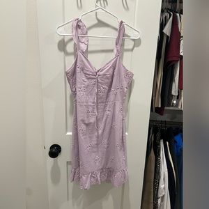 Purple dress fits size small! From Francesca’s!